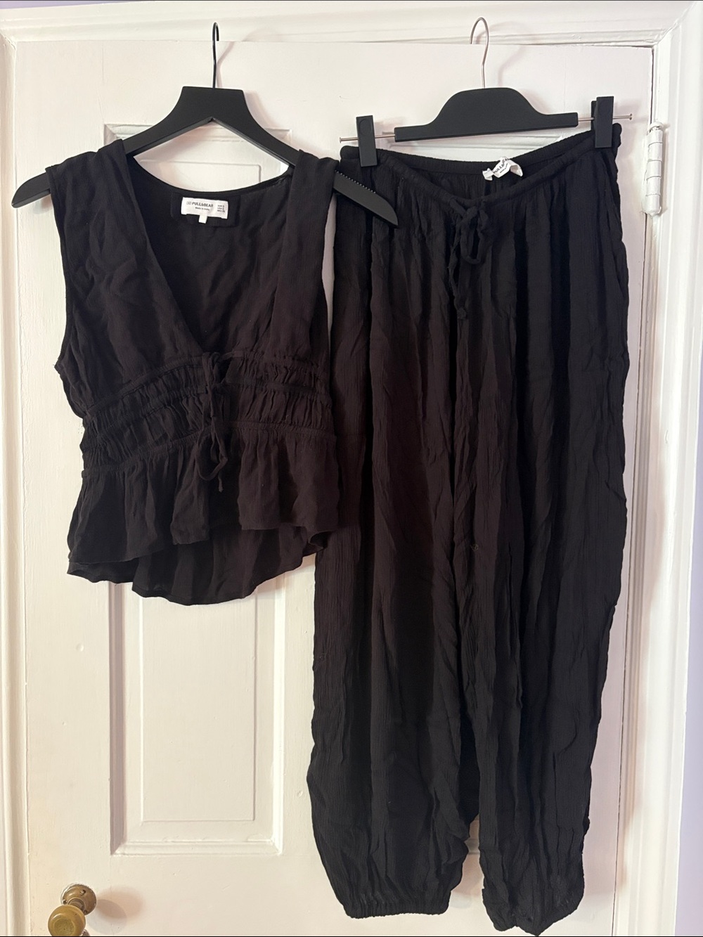 Pull & Bear Black Set